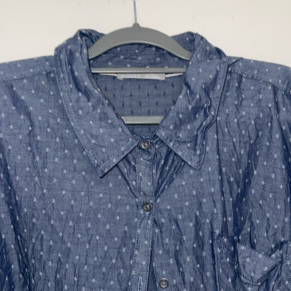 Denim long sleeve shirt